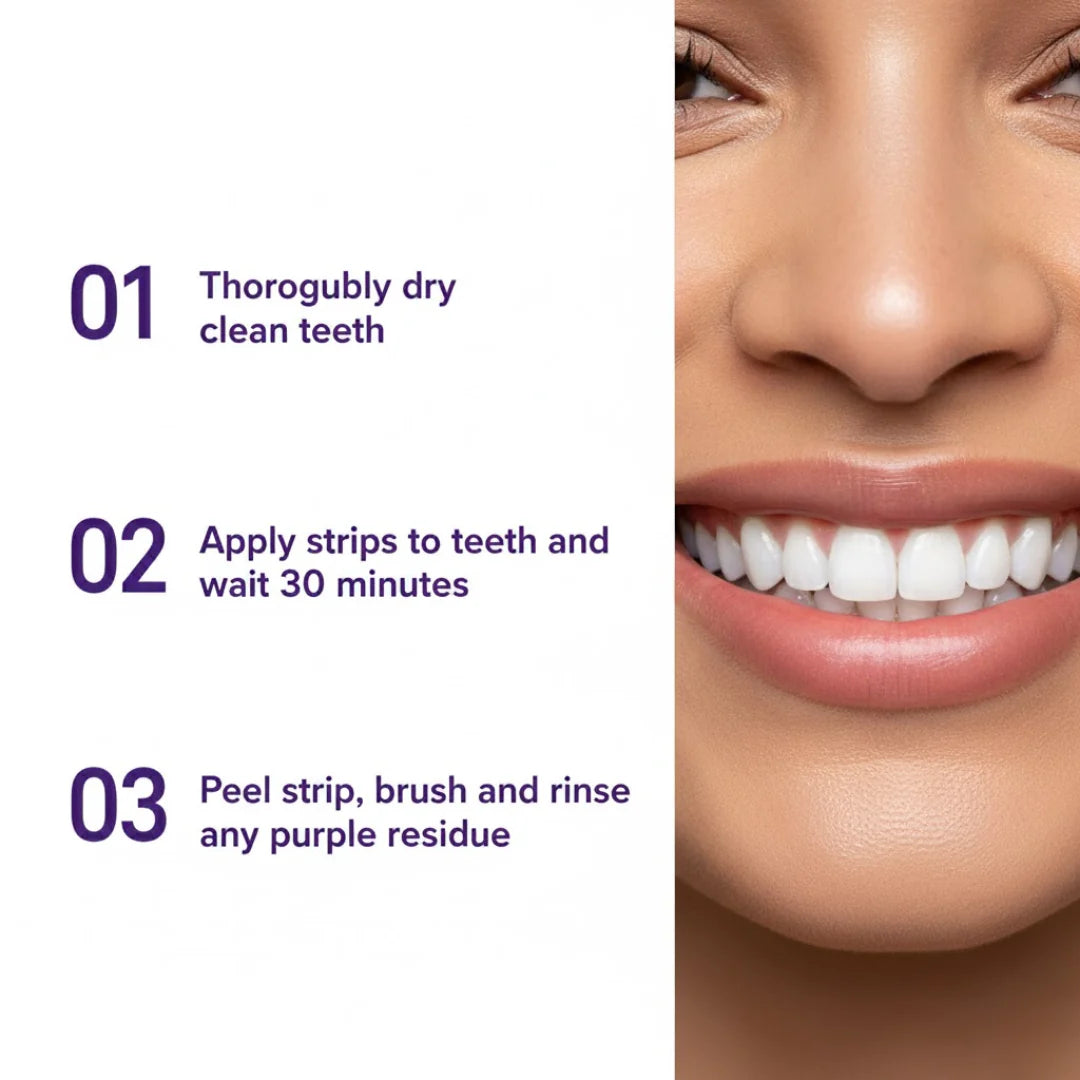 Dentley™ Purple Whitening Strips